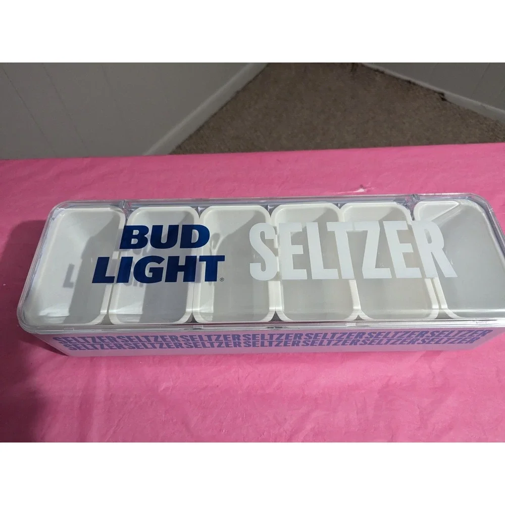BUD LIGHT‎ SELTZER restaurant bar man cave oranges lemons condiment holder tray